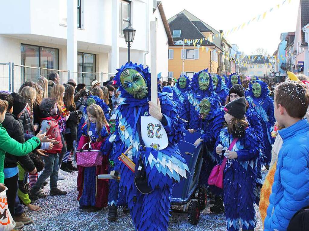 Viel zu sehen gab es beim Fasnet-Umzug in Bad Krozingen