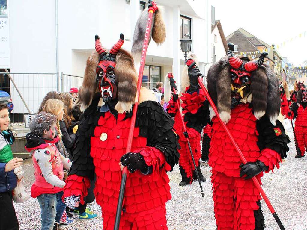 Viel zu sehen gab es beim Fasnet-Umzug in Bad Krozingen