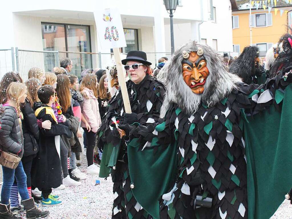 Viel zu sehen gab es beim Fasnet-Umzug in Bad Krozingen