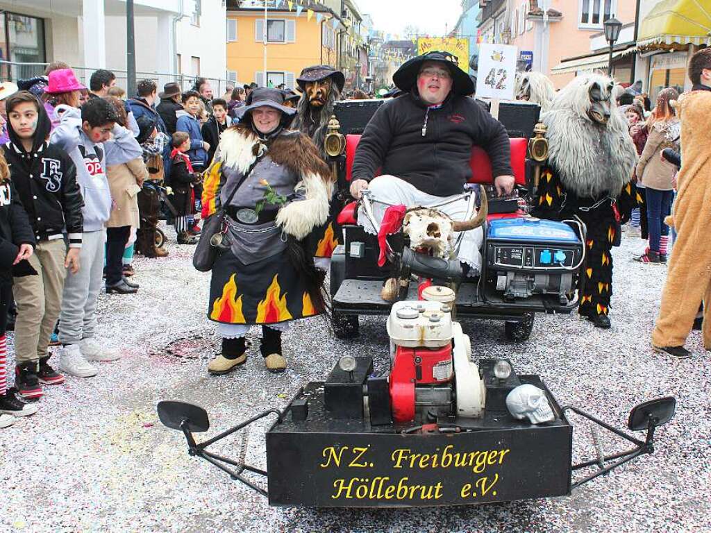 Viel zu sehen gab es beim Fasnet-Umzug in Bad Krozingen