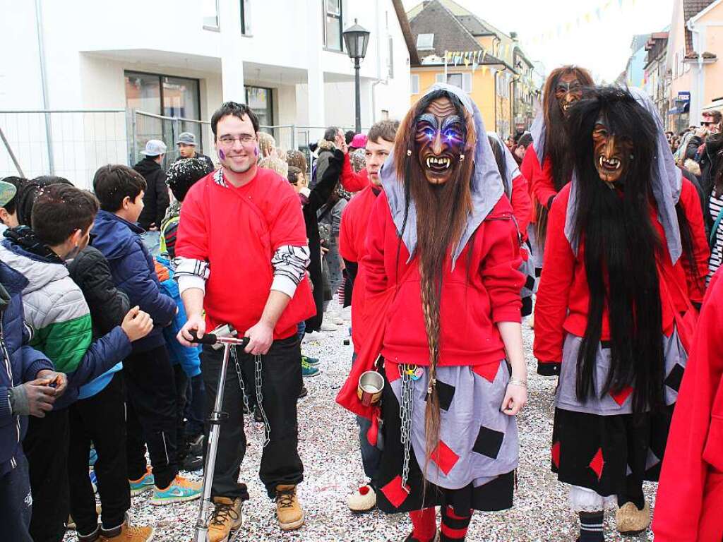 Viel zu sehen gab es beim Fasnet-Umzug in Bad Krozingen