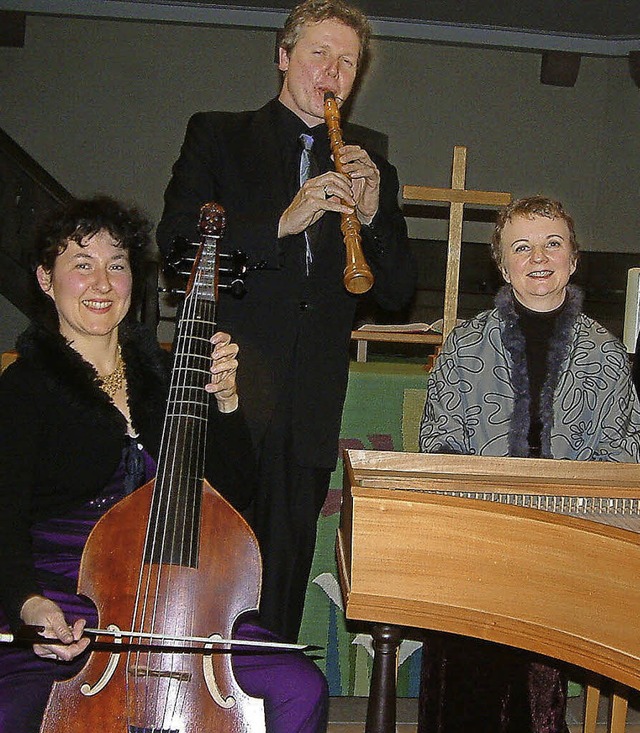 Barbara Leitherer, Christian Leitherer und Barbara Maria Willi   | Foto: ros