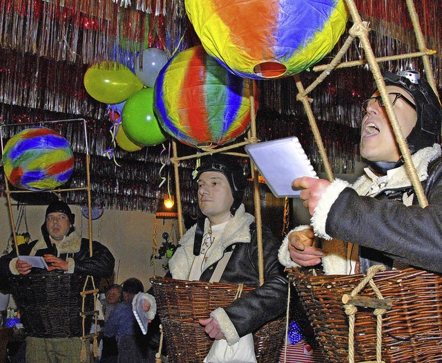 Als Ballonfahrer wussten  die Wiler Rhy Deufelviel zu erzhlen.  | Foto: Norbert Sedlak