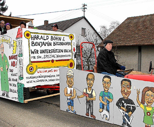 Die Brgermeisterwahl war  Thema in Oberrotweil.  | Foto: Herbert Trogus