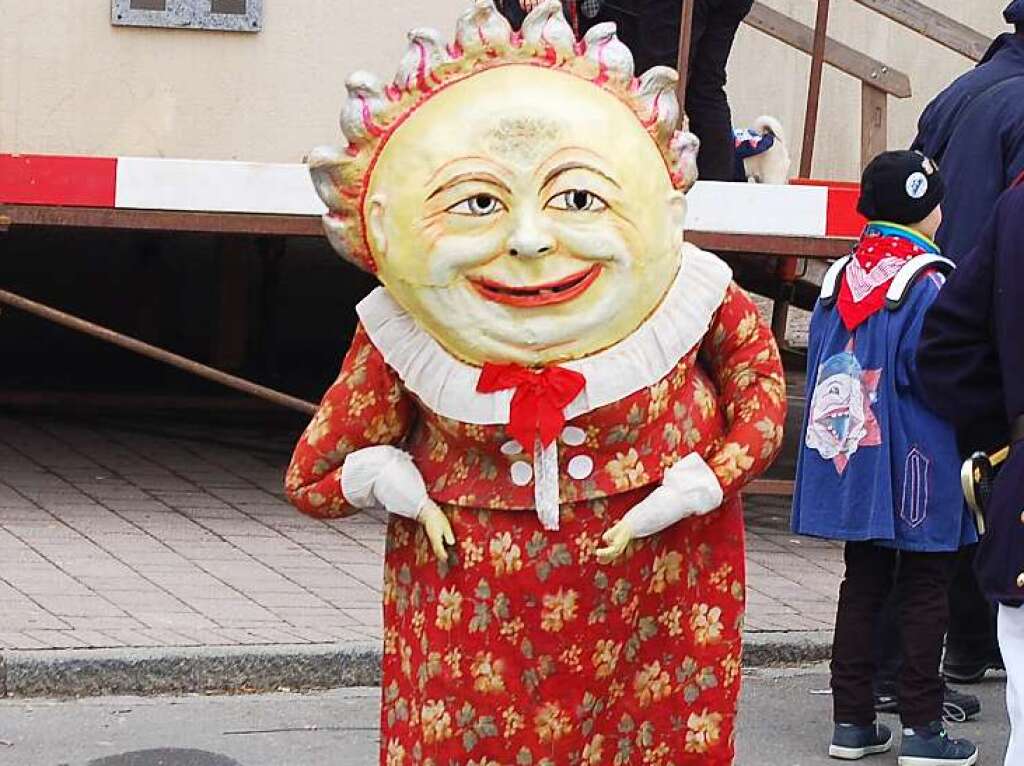 Die Bonndorfer Sonne konnte ihr groes Pendant nicht hinter den Wolken hervorlocken.