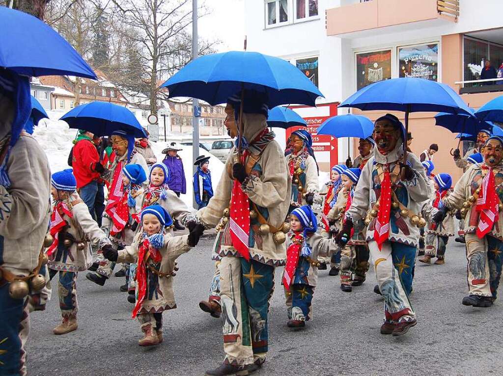 Beim Kinder- und Familienumzug in Bonndorf