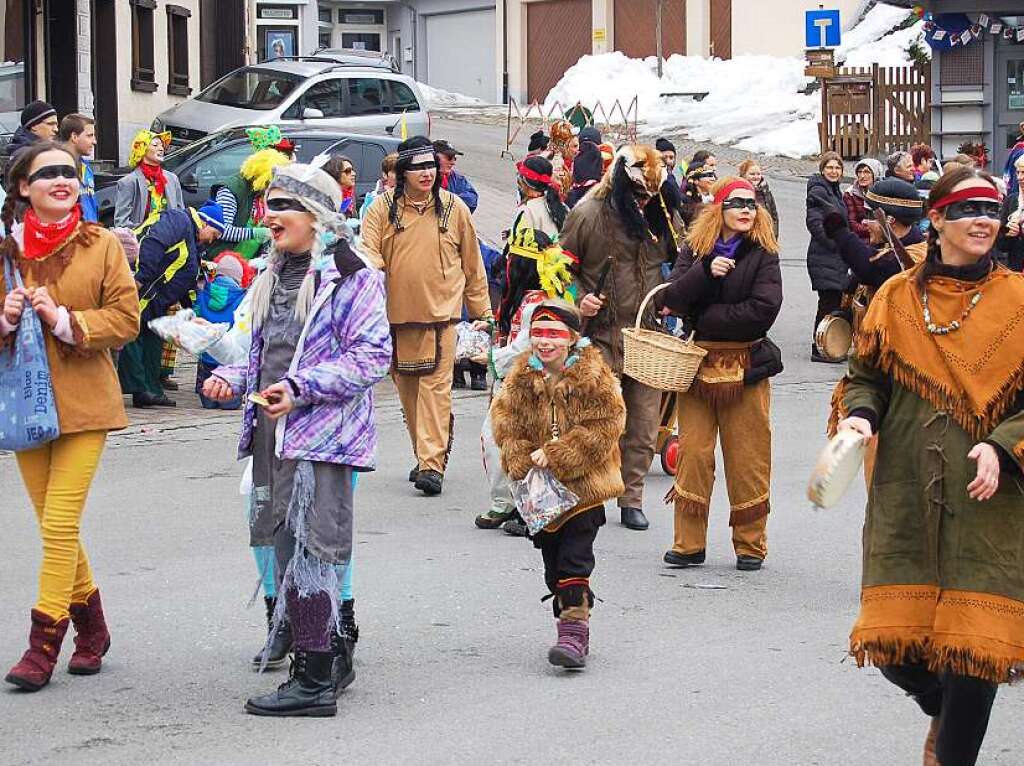 Beim Kinder- und Familienumzug in Bonndorf