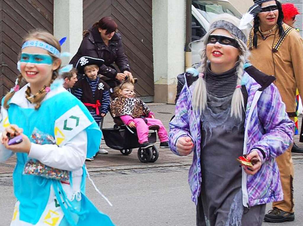 Beim Kinder- und Familienumzug in Bonndorf