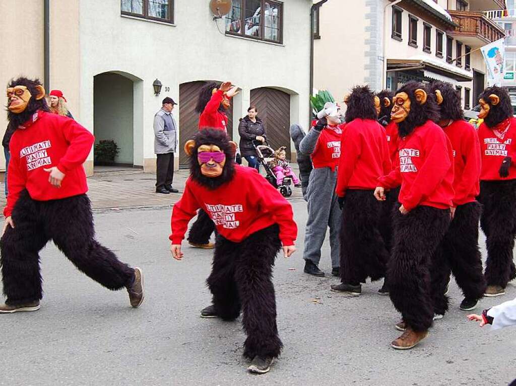 Beim Kinder- und Familienumzug in Bonndorf