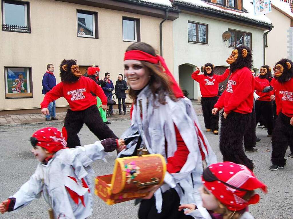 Beim Kinder- und Familienumzug in Bonndorf