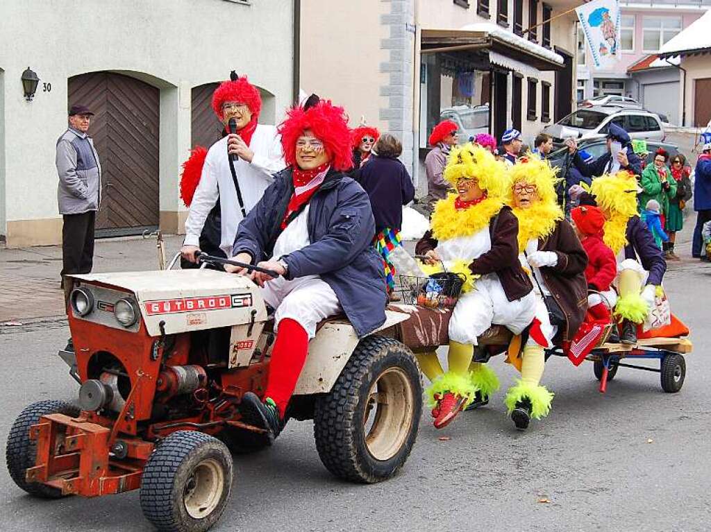 Beim Kinder- und Familienumzug in Bonndorf