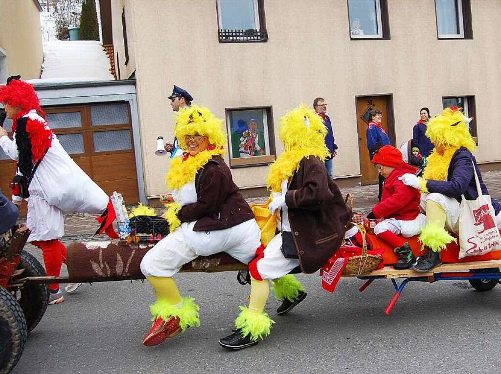 Beim Kinder- und Familienumzug in Bonndorf