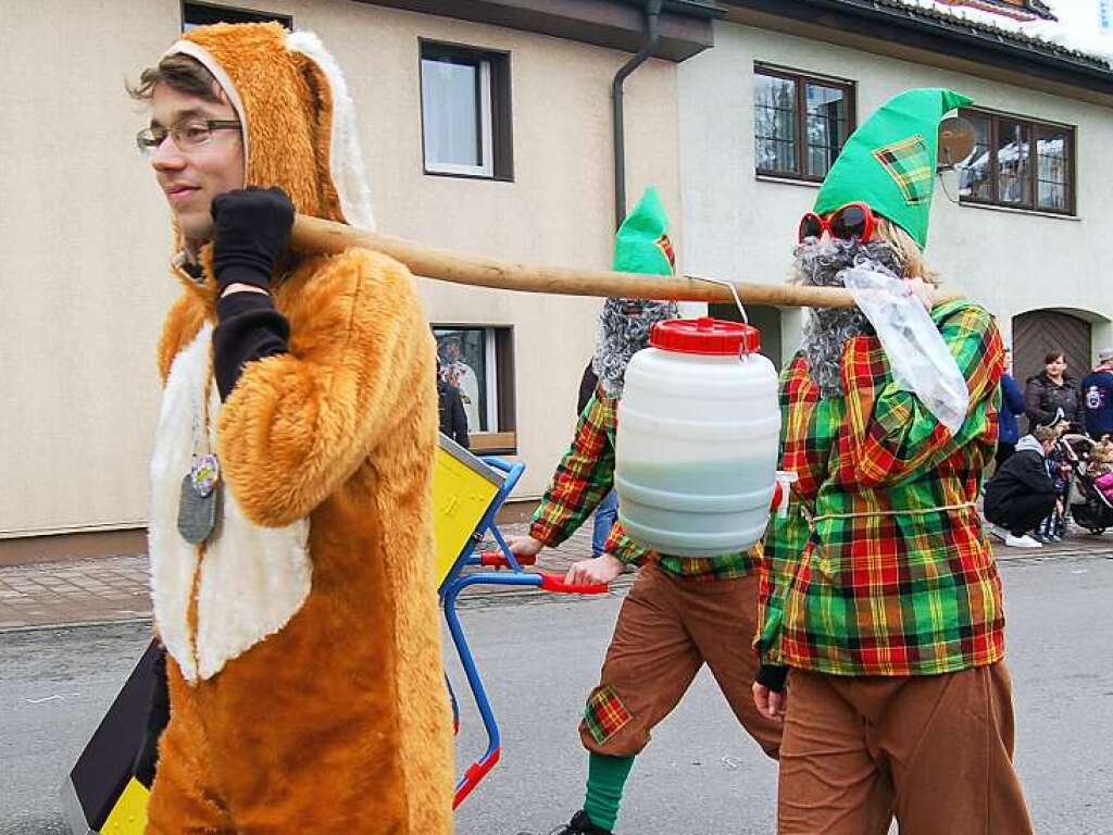 Beim Kinder- und Familienumzug in Bonndorf