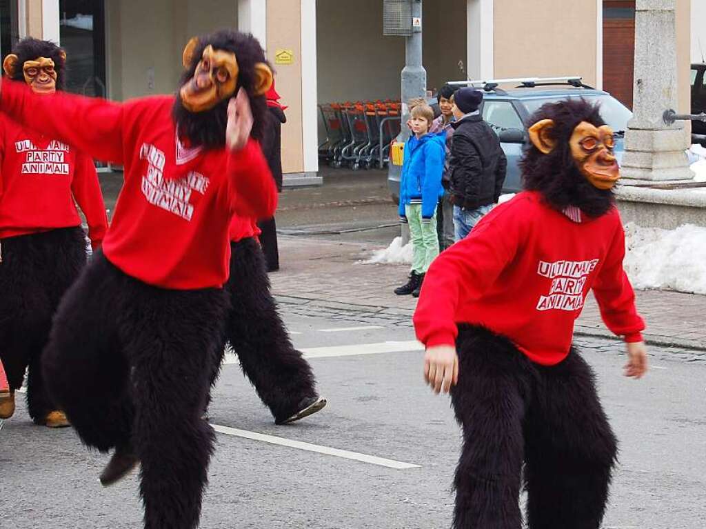 Beim Kinder- und Familienumzug in Bonndorf