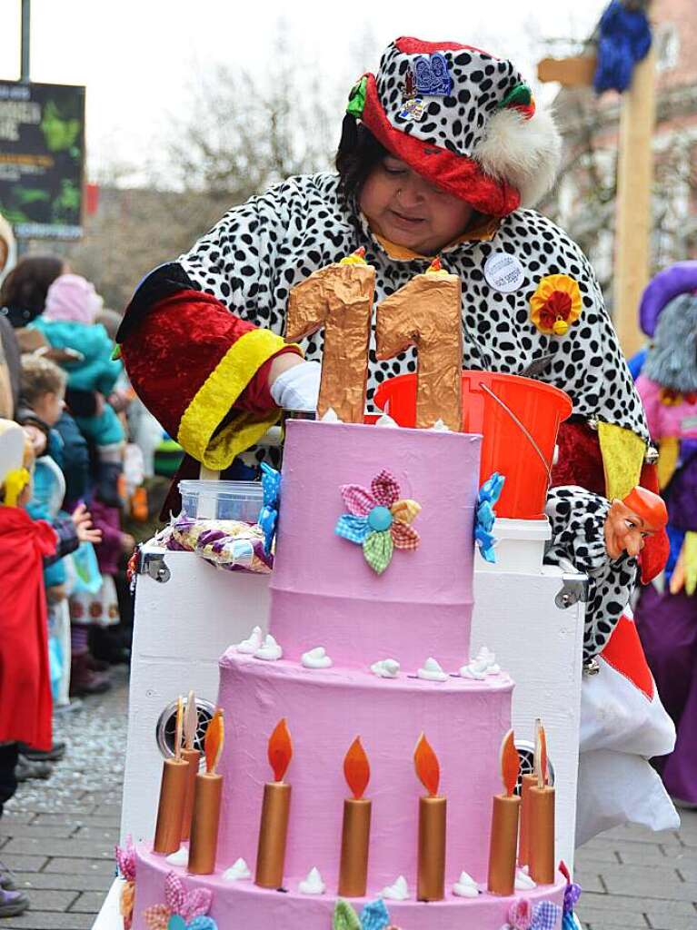 Bunt, tierisch und einfallsreich: In Schopfheim ging es am Fastnachtssonntag frhlich zu. Und die Besucher hatten ihre helle Freude.