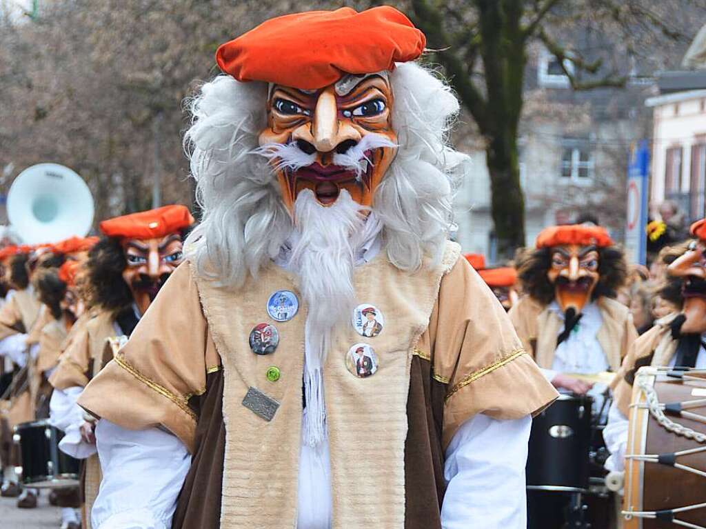 Bunt, tierisch und einfallsreich: In Schopfheim ging es am Fastnachtssonntag frhlich zu. Und die Besucher hatten ihre helle Freude.