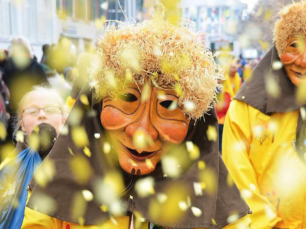 Bunt, tierisch und einfallsreich: In Schopfheim ging es am Fastnachtssonntag frhlich zu. Und die Besucher hatten ihre helle Freude.