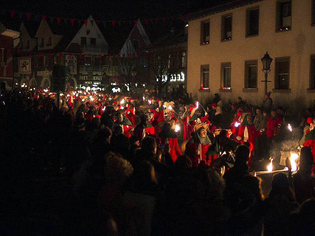 Fackelumzug in Elzach