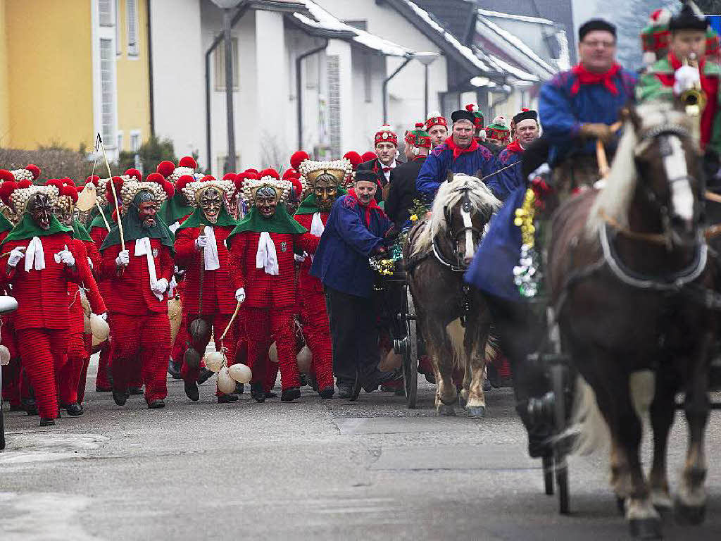 Fasnetausrufen in Elzach