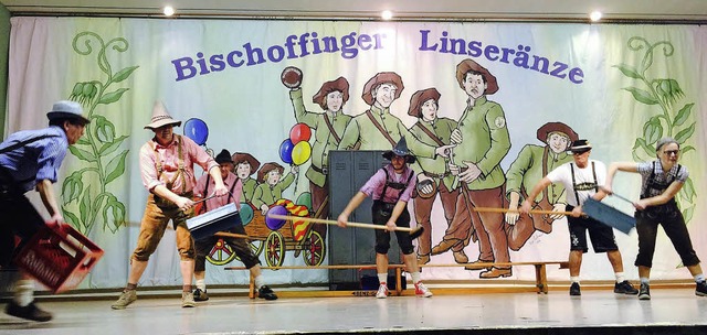Die Bischoffinger Linsernze bewiesen,...tiger Teamarbeit   alles besser geht.   | Foto: Elke Klaus-Rettberg