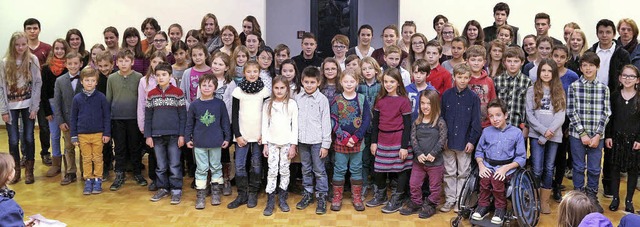 122 Teilnehmer der Musikschule nahmen ...eil, 80 erreichten einen ersten Preis.  | Foto: peter heck