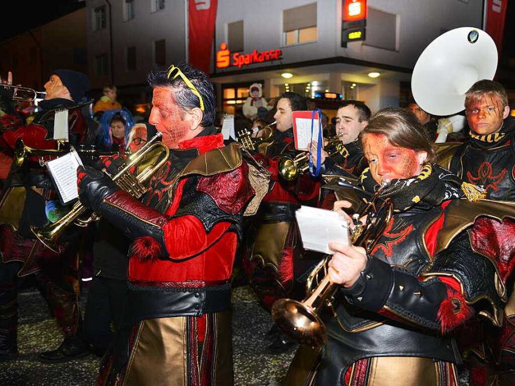 Impressionen vom Nachtumzug in Wyhlen