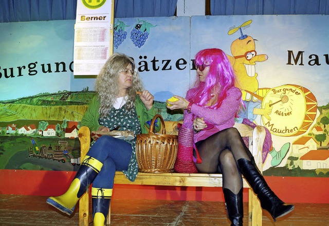 Zwei Welten treffen aufeinander: Panto...l) und neu Zugereister (Miriam Baran)   | Foto: hartenstein