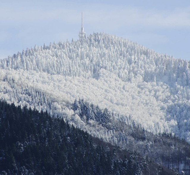 Ein Politikum: Windkraft am Blauen   | Foto: Martin Pfefferle