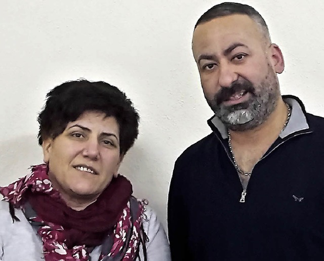 Saadet Grandazzo und Nedim Yildiz fhr...e Alevitische Gemeinde Weil am Rhein.   | Foto: Ounas-Krusel
