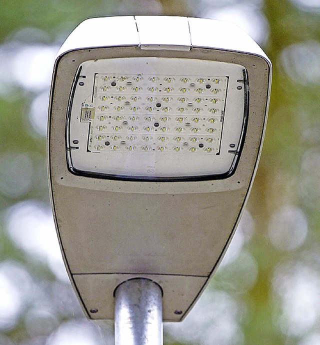 In der Breisacher Bahnhofstrae sollen 13 LED-Leuchten aufgestellt werden.   | Foto: dpa