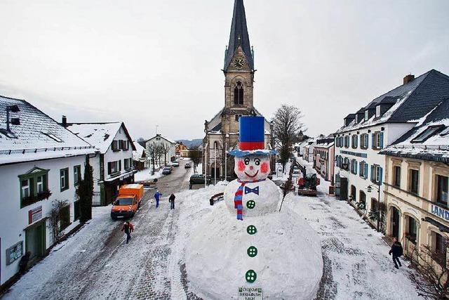 Fotos: Riesenschneemann Jakob
