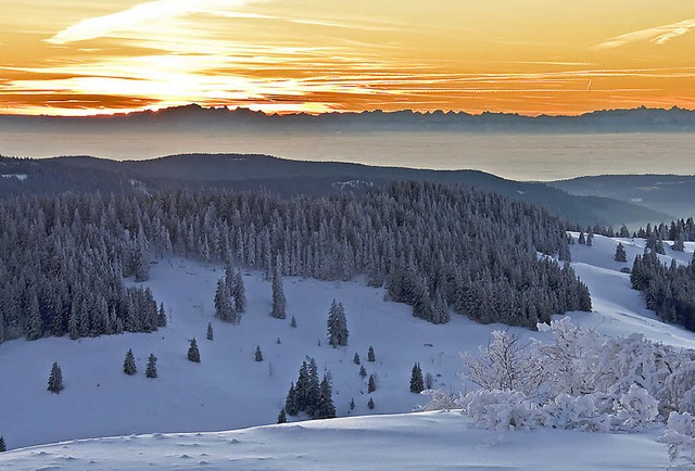 Kaiserwetter erwnscht: das Bernauer Hochtal vor der  Schlittenhunde-WM   | Foto: Ute Maier