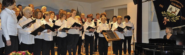 Nach wie vor eine unverzichtbare Gre...niterdorf: der Gesangverein Feuerbach   | Foto: Ilse Wissner