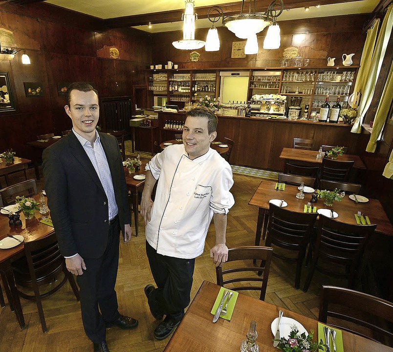 Ludwig Quaas und Christoph Keller beleben die Gaststätte im Wiehre