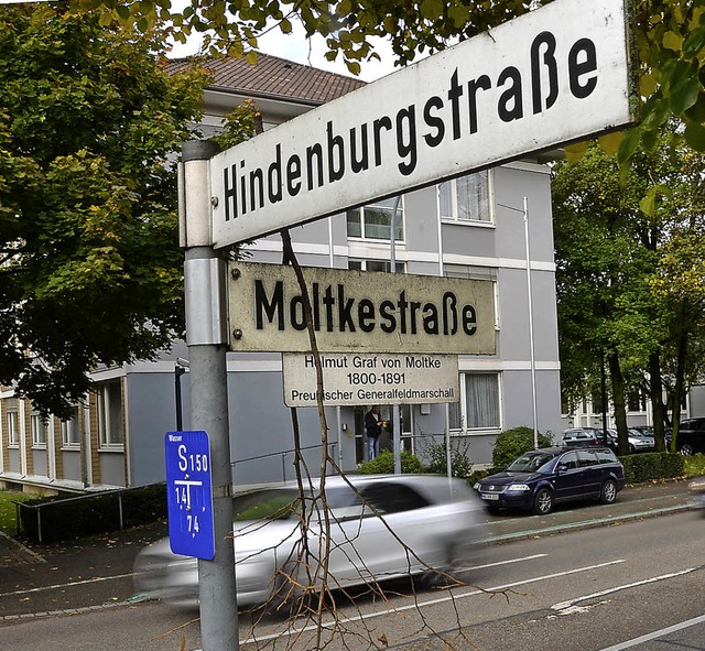 Andernorts schon umbenannt: die Hindenburgstrae.   | Foto: Seller