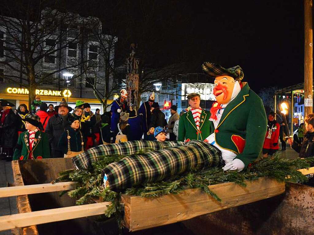 Impressionen von der Fasnachtsverbrennung