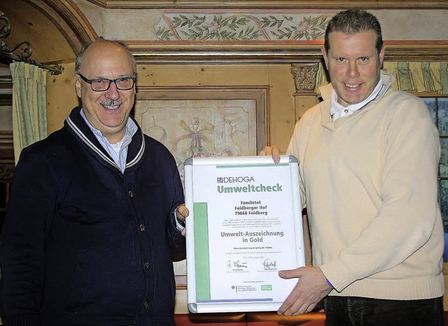 Thomas Banhardt und Mike Bttcher vomFeldberger Hof  | Foto: Feldberger Hof