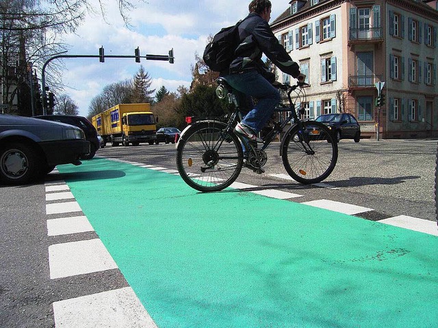 Die Offenburger haben die Fahrradfreun...it ihrer Stadt schon besser beurteilt.  | Foto: Helmut Seller