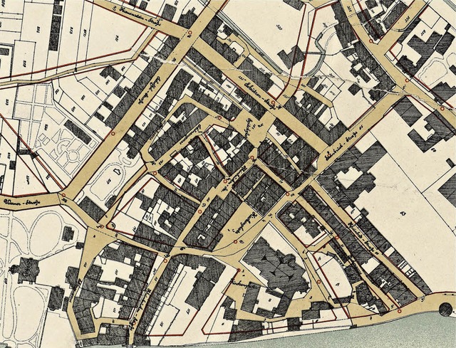 Der Plan der Stadt Sckingen von 1902 ...                                        | Foto: Richard Kaiser