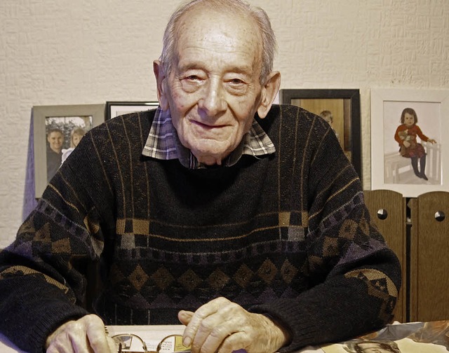 Auch mit 90 Jahren immer unterwegs: Alois Bohrer  | Foto: Otmar FAller