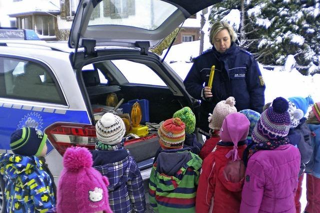 Polizei im Kindergarten Bettmaringen