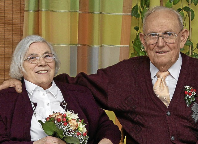 Magdalena und Walter Bitzenhofer feierten am Wochenende goldene Hochzeit.   | Foto: herbert trogus