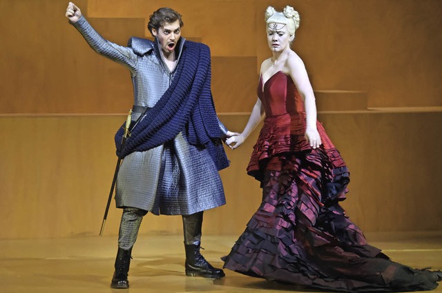 Der Gute (Valer Sabadus als Teseo)  und die Bse (Roberta Invernizzi als Medea)  | Foto: dpa