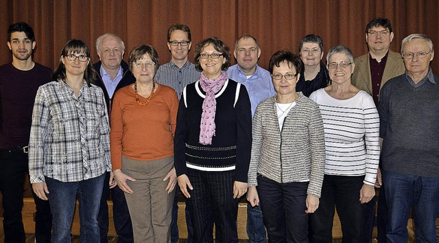 <Text>Die Kandidaten (von links): Seba...rfell und Christel Schwander.  </Text>  | Foto:  Martina Weber-Kroker