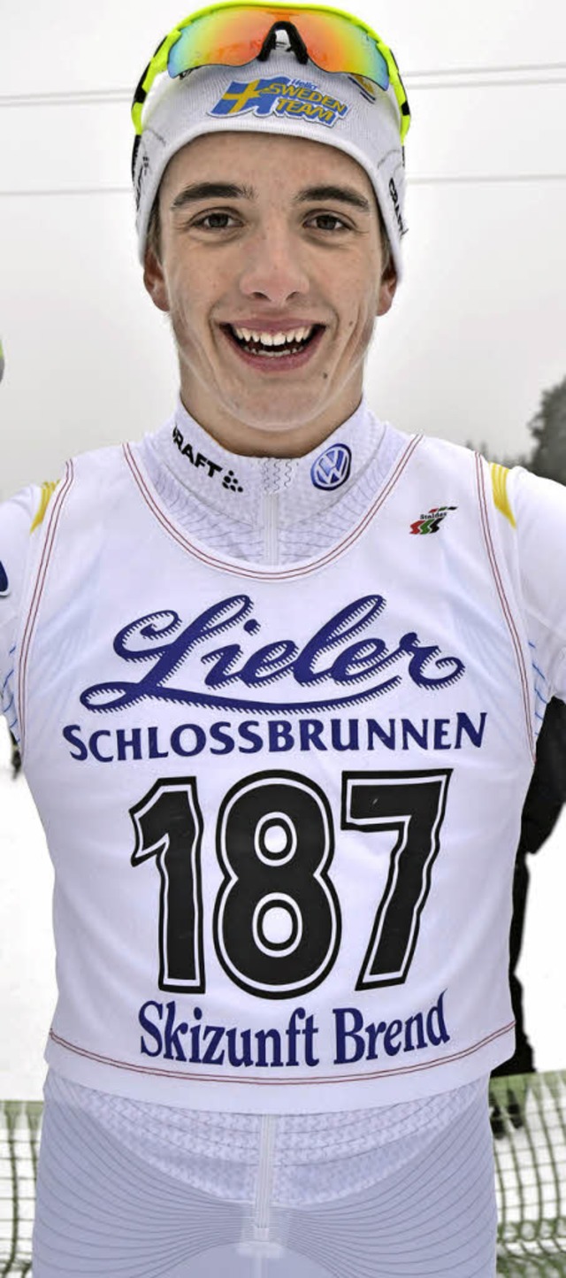 Janosch Brugger wurde berlegen Landesmeister im Sprint.  | Foto: Jun