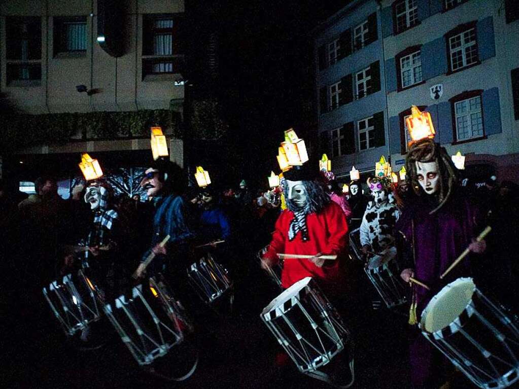 Ritual am Rheinknie: Der Morgestreich erffnet die Basler Fasnacht.