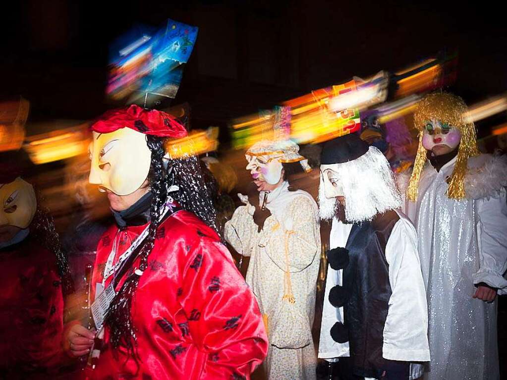 Ritual am Rheinknie: Der Morgestreich erffnet die Basler Fasnacht.