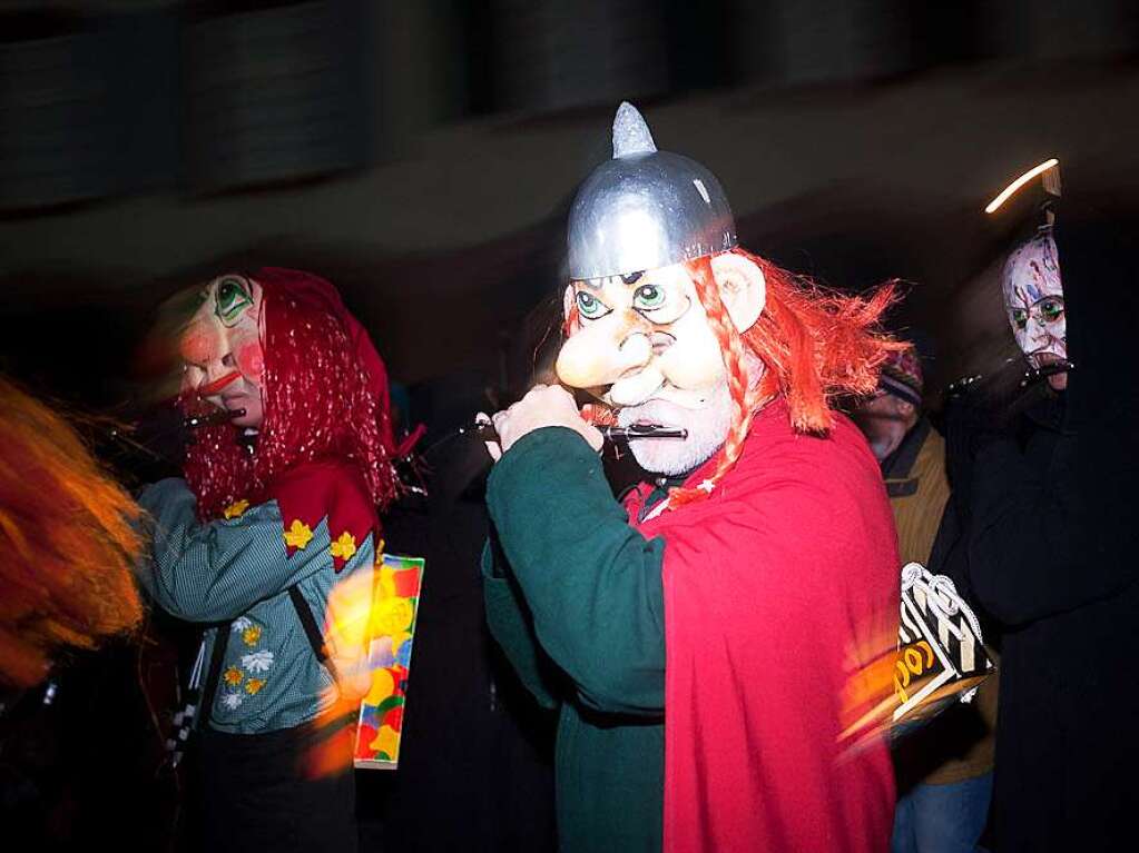 Ritual am Rheinknie: Der Morgestreich erffnet die Basler Fasnacht.