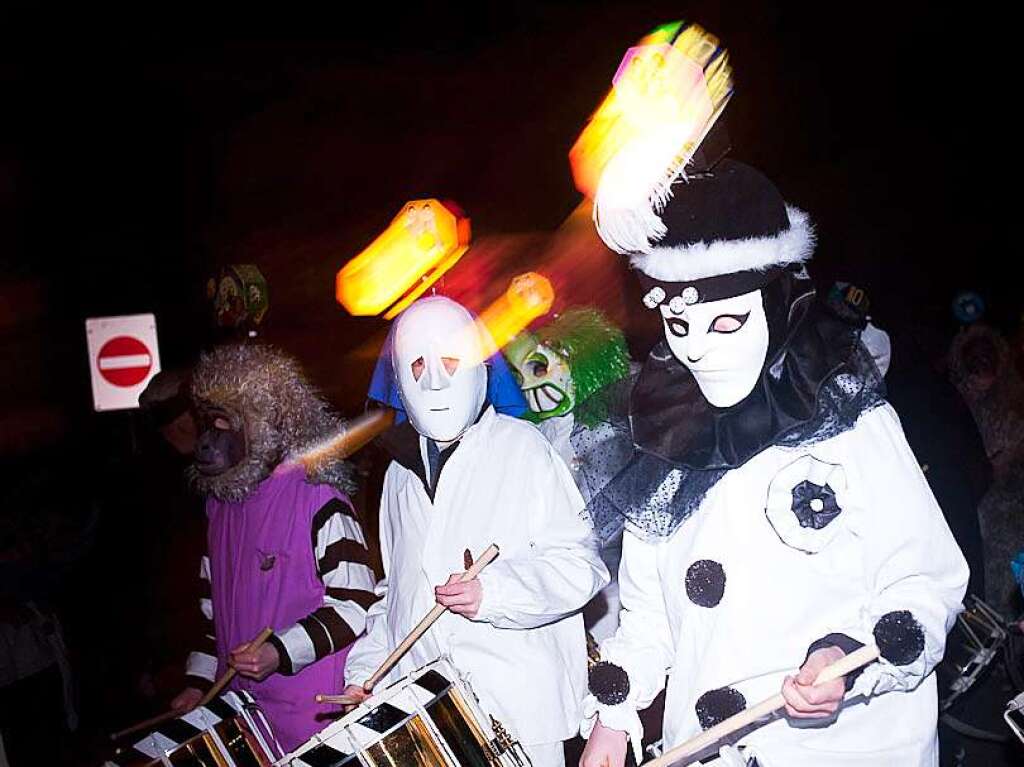 Ritual am Rheinknie: Der Morgestreich erffnet die Basler Fasnacht.