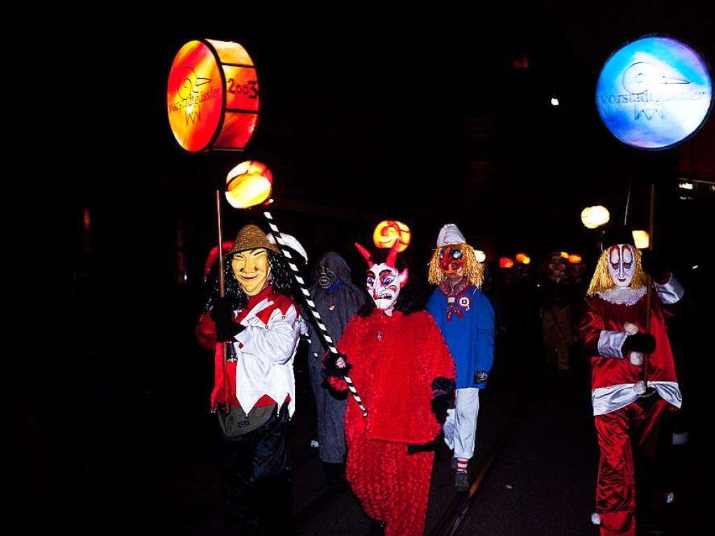 Ritual am Rheinknie: Der Morgestreich erffnet die Basler Fasnacht.